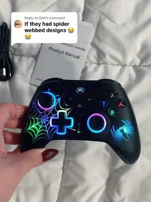 Replying to @Doh this one works for all switches and is super easy to use! Sometimes I prefer these over the joycons when playing on a monitor, but I love them all! 🕷️🕸️ #gamecontroller #switchcontroller #switch #switchaccessories #spiderdesign #spiderweb #controller #gaming  #giftguide #TTSTakeover #ElevateYourHome #TTSDelightNow #TTSLevelUp #MadeMyYear #GiftIdeas #ShopToysandTots #TikTokShopHolidayHaul #TreasureFinds #creatorsearchinsights #TikTokShopCreatorPicks #ElectronicsWeek #FashionIookbook #WinterWardrobeRefresh  #TiktokShopJumpstart  #TikTokShopLoveAtFirstFind #NewYearNewAura 