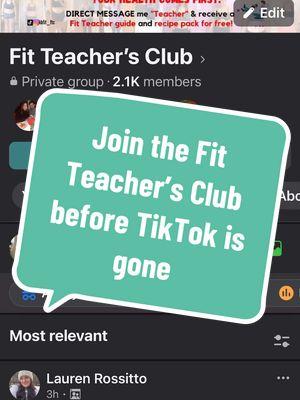 Teachers! Be sure to join the Fit Teacher’s Club while you can! The link to join is in my bio. #fitteacher #fitteachercommunity #fitteachersclub #teacher #teachershelpingteachers #teachersoftiktok 