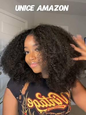 @uniceamazon @unice_amazonstore Kinky Curly V-Part Wig✨ Link In Bio💕 #uniceamazon #uniceamazonwig #unicehair #amazonwig #amazonfind #amazonwigfinds 