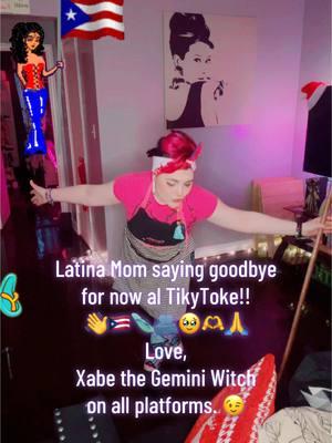 Adios (I think) to all my fans!! 👋🇵🇷🩴🫶🙏🫂 It’s been great!! Thank you!! Follow me on all platforms at Xabe The Gemini Witch! Link in bio!! Love you all!!! Cuídense!! 🫂🇵🇷 #latinamomsbelike #goodbyetiktok #adiostiktok #boricuas #puertorico #puertoricotiktok #puertoricanmomsbelike #puertoriqueña #boricua #wepa #latinamom #xabethegeminiwitch #comedy #latincomedy #latinas #latinacomedy #latinmom #puertorican #nosvemospronto #freestylemusic #comedialatina 