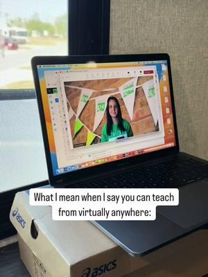 You don’t need a fancy home office, just a professional background that’s free from distractions! I teach from wherever my RV is parked! 😊 Comment below for a link and more info about how I teach from virtually anywhere! 💚 #onlineteachingv#virtualteaching@Elevate K-12 #virtualteachert#teachershortager#remoteteachingr#remarkableteachingv#virtualclassroomi#innovativeteachingt#teachersoftiktokt#teachertokm#middleschoolm#middleschoolteacherm#mathteachert#teacherlifet#teacherjokest#teacherhumor 