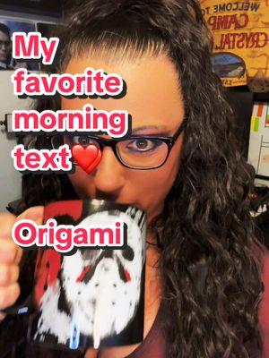 #fyp #foryoupage #coffeetiktok #michelledrinks #michelledrinkscoffee #michelledrinksdeathwishcoffee #societyofstrongcoffee #natesmithcountrymusic #virginiabeach #genxtiktokers #origami #senbazuru #senbazuruupdate #fridaythe13th #jasonvoorhees #1000cranes 