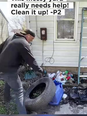 This messy yard really needs help! Clean it up! 💪 wait for the result, you will be surprised 😉 #clean #cleaning #help #mowing #satisfying #cleanup #CleanTok #cleaningtiktok #tranformation #happyday365 #community #satisfyingvideo #neighbors #mess 