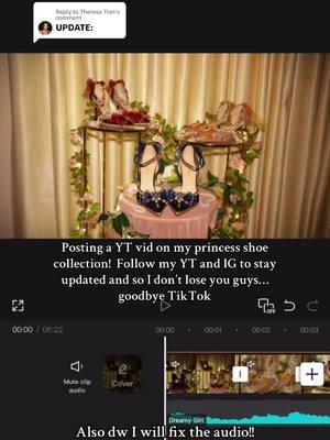 Replying to @Theresa Tran Since TikTok’s getting shut down tomorrow, you guys can follow me on YT or IG: @dear_terryberry to stay connected!! 🎀 YT vid will be coming out on Monday!! (If everything works out lol) #tiktokban #shoecollection #shoelover #lolitashoes #girlyshoes #girlystyle #femininestyle 