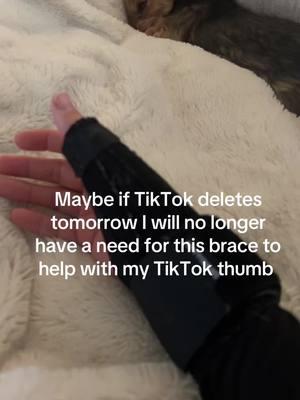 Good bye TikTok hello freedom. #addict #scroll #scroll #thumb #arthritis 