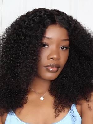 18 inch Afro Kinky Wig from @MORE FACE HAIR STORE #afrokinkyhair #gluelesswig #goviral #easyinstall #DIY #easysteps #easyhairstyles #creatorsearchinsights #goodthing #focuson #curls #humanhair #trend #explore 