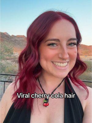 Viral cherry cola hair🍒💜🍷 i love it! #viralhair #cherrycola #cherrycolahair #cherryhair #cherrywine #hairtransformation #hairtransition #tothesalon #itjustneedsalittleshaping #fyp #trending #trendy 