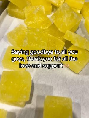 Freeze dried lemon jello cubes #tiktokban #freezedriedjello #jello #lemonjello #goodbye #Love #fyp #candyshop #candy #jellocandy 