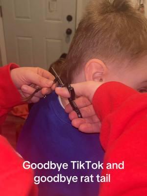 Goodbye TikTok! And a bigger goodbye to the rat tail 😢 #lasttiktok #bye #rattail 