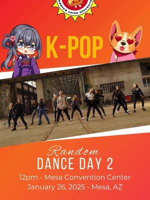 Get ready to move and groove! Join us at the K-pop Random Dance on the K-pop Stage, located in the heart of the food truck area. Whether you're here to show off your choreography, vibe to the music, or simply enjoy great food, everyone’s welcome. Since the stage is open to the public... come dance, eat, and soak up the fun! :) Taiyou Con is a 3 day anime convention in Mesa, Arizona. Our experience offers access to voice actors; panels; events; Japanese festival with food trucks; 100+ vendors to shop; autograph sessions; and much more! Whether you're from Phoenix, Tempe, Glendale, Tucson or out of state, it's going to be an amazing experience. Get your badge today! #kpop #koreanpop #randomdance #koreanmusic #taiyoucon #anime #conventions #arizonacheck #weebs #mesaaz #animetiktok #animeexpo #gameonexpo #sabotencon #japan