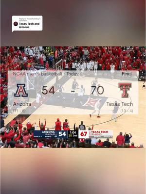 Replying to @TexasTechBoy Texas Tech is now 13-4👀 (via:@ESPN) #texastechbasketball #texastechredraiders #collegebasketball #collegehoops 