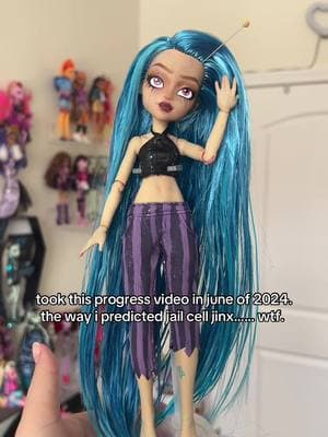 guys i might have to go back to tumblr for arcane content!! wtf 💔💔 #fyp #dollcustom #dollcustomizing #customdoll #ooak #jinxdoll #jinxarcane 