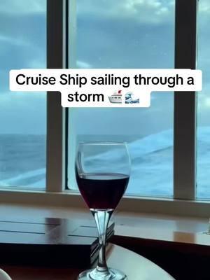 Cruise ship sailing through a storm #cruise #cruising #cruiseship #cruiseshipcrew #shiplife #northsea #cruisetok #cruiselife #storm 