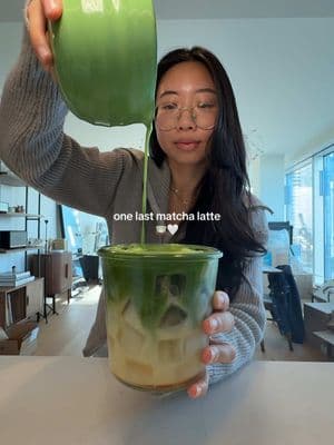 one last cup of matcha, meet me again on ig + yt @kaitlinzheng, ily all so much ˗ˏˋ ♡ ˎˊ˗ #matcha #matchalatte #matchatok #matchalover #matchapowder #marukyukoyamaen 