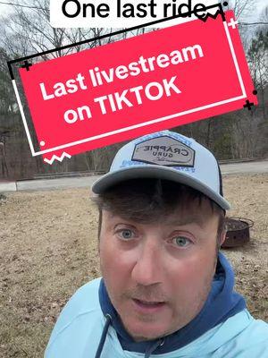 One last hoorah! I’ll forever be grateful for the Tok and the Crappie Guru family I’ve met on this amazing journey! #crappieguru #toktokban #family #seeyalater #fyp #grateful 