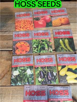 HOSS Seeds. Great company from Groriga. Have used the for years. Great deal on this bundle #tiktokshopfinds #hotdeals #hoss #seeds 