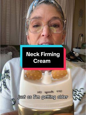 Do you want to tighten and firm your neck and jowls? Check this out! Less than $20 #skinroutine #finelinesandwrinkles #neckcream #guasha #hexapeptide #TikTokShop #neckfirming #skincare 