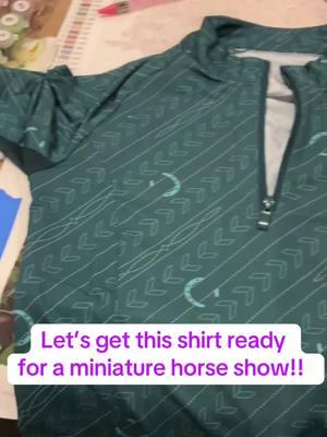 Might be my last post but it’s worth it!!! #bye #rhinestones #showmanship #showshirt #amha #DIY #crafts #smartpak @SmartPakEquine 