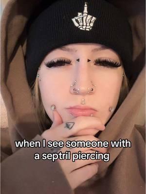 Devastating #piercing #piercings #piercersoftiktok #alttiktok #bodymods #tattoos #piercer #bodypiercer #cheekpiercing #industrial #septum #nosepiercing #septril 