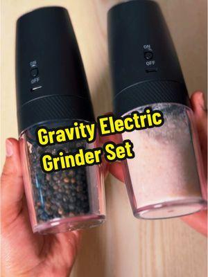 Gravity electric grinder set! #gravityelectricgrinder #saltpeppergrinders #electricgrinder #saltpepper #TikTokShop #tiktokmademebuyit #afordable #newyearnewaura #nepalitiktok #fyp #giftguide @TRAVGO INC 