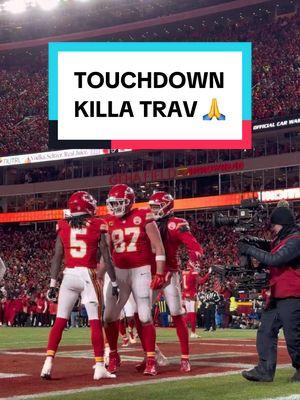 TRAVIS FINDS THE END ZONE 🙏 #chiefs #NFLPlayoffs #nfl #traviskelce 