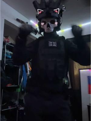 Posting this from drafts since everyone kept asking to see this dance again #fyp #tf141 #airsoft #ghost #codcosplayer #ghostcosplay #codghost #codghost #simonriley #tacticalgear #cod #tactical #nyaichinisan 