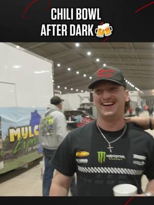 😎 Max Mclaughlin is channelling his inner Dale Earnhardt on #ChiliBowl After Dark