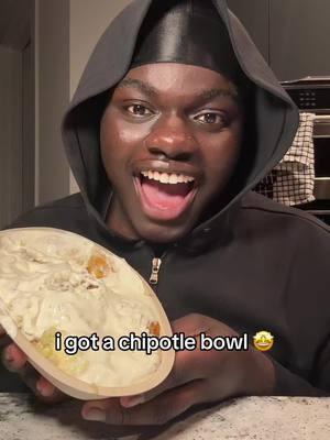 i got a chipotle bowl 🤩❤️ #chipotle #chipoltebowl #Foodie #mukbang 