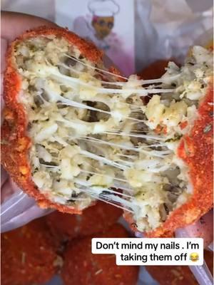 Let’s recap these ! Boudin balls . #boudinballs #hotcheetoboudinballs #louisiana #florida #theebakergirl #onthisday 