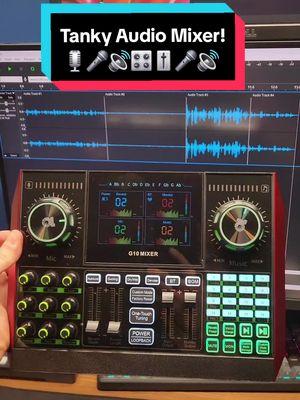 I got an audio mixer to review, let's check it out! #TikTokShop #technology #tech #techtok #audio #podcasting #podcast #streaming #audiomixer #recording 