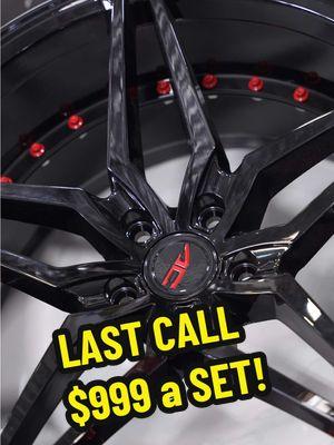 Last Call. The legendary AC01 & AC02 wheels are almost gone—forever. Starting at $999, these premium designs are your last chance to elevate your ride with unmatched style and performance. When they’re gone, they’re gone for good. Don’t wait—secure yours today, while you still can.  #audiocityusa #luxurywheels #premiumrims #carenthusiast #driveperfection