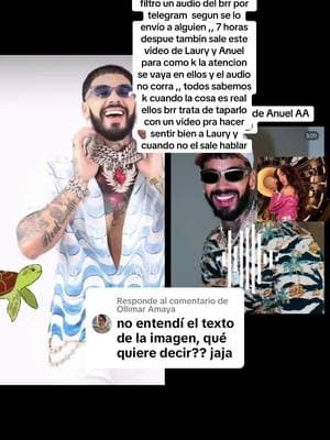 Respuesta a @Ollimar Amaya Es k hace como 13 hora se filtro un audio del brr por telegram  segun se lo envío a alguien ,, 7 horas despue tambin sale este video de Laury y Anuel para como k la atencion se vaya en ellos y el audio no corra ,, todos sabemos k cuando la cosa es real ellos brr trata de taparlo con un video pra hacer sentir bien a Laury y cuando no el sale hablar ,, pero sus seguidores no kieren aceptarlo#anuelaa #yailinlamasviral #laurysaavedra #islamarcel #anuel_2blea @Telemundo @Telemundo51Miami @Univision 