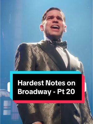 Hardest Notes On Broadway Part 20, featuring #thegreatgatsbymusical  . Let me know some of your current favorite notes on Broadway! . #theatre #musical #musicaltheatre #musicaltheater #theaterkid #baritone #bass #tenor #alto #soprano #mezzo #jeremyjordan #evanoblezada #newsies #hadestown