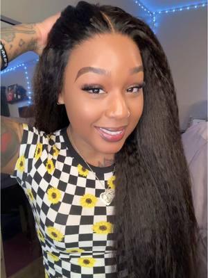 My possible last wig review on tiktok 🥹 but at least I’m going out with one of my favs from @CurlyMe Hair #fyp #wiginstall #curlymehair #kinkystraight #blowout #fyp #findwigqueen #fyp≥ #gulelesswig #wiginstall 