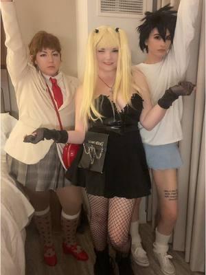 Most cunty trio around #deathnote #misaamane #lightyagami #llawliet #deathnotecosplay #misaamanecosplay #lightyagamicosplay #llawlietcosplay 