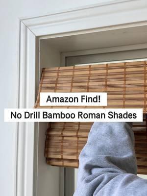 🎋 No Drill Cordless Bamboo Roman Shades - A stylish and natural addition to your home! 🏠 These beautiful shades provide excellent light control and privacy while enhancing your decor with their warm, natural texture. No-drill quick installation without punching holes is suitable for renters and homeowners, leaves no stains and protects walls. Designed for easy operation without cords, they offer a clean, streamlined look that’s safe for children and pets. Elevate your space effortlessly. Click the link in bio🔗 to learn more. #bambooromanshades #CordlessShades #privacy #bambooshades #lightcontrol #homedecor #interiordesign #homestyling #nodrill #NoDrillBlinds #HomeUpgrade #naturaldecor #homediy #homedecor #windowtreatments #amazonhomefinds #apartmentdiy  #bedroomdesign #blinds 