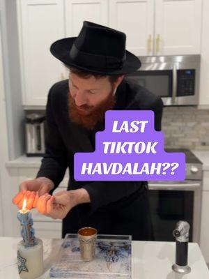 Hope this isn’t the last time we get to do TikTok havdalah but just in case- catch us on all other platforms - @mosesandzippora we love you all❤️💕😘 #jewishceremony #shabbat #ceremony #havdala #prayer #lovetoall