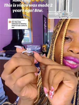 Replying to @Citygirl yall come see my fake ring!🤣😭 nothing like a never see come fuh see.🤣🤣😭#engamenent #fakering #guyanese #guyanesetiktok🇬🇾 