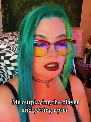 I didn’t even get a chance to play lmfao  #jokes #gemini #punk #gothgirl #twitchgirl #cosplayergirl 