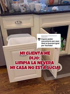 Respuesta a @GladysAT0 mi CLIENTA ME DIJO MI CASA 🏠 NO ESTÁ SUCIA EN VEZ LIMPIA LA NEVERA  #limpiando #limpiandolacasa #motivation #clean #clearancefinds #tips #trabajo #TikTokShop #homedecor #homedecorideas #dollartreefinds #housekeeping #cleaning 