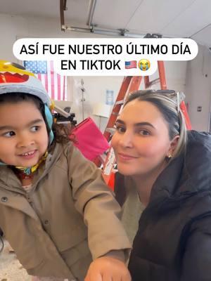 Amigos nos vemos en las otras redes sociales! La pasamos genial aca!! Los amamos!! 😭🇺🇸🥴✨#tiktokban #colombianosenusa #dayinmylife #MomsofTikTok #toddlersoftiktok #ultimoadios #latinacontentcreator #bostoncontentcreator 