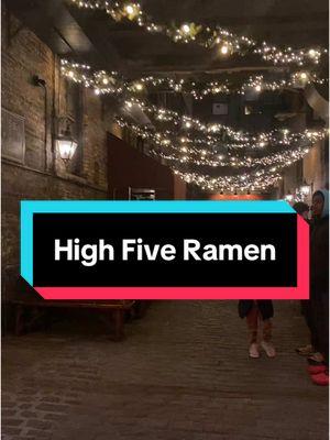 High Five Ramen 🔥 #westloop #highfive #hogsalt #chicago #ramen #westloopchicago #westlooprestaurants #greenstreet 