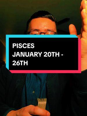 PISCES ♓️ January 20th - 26th Tarot Reading  #pisces #piscestarot #piscestarotreading #piscessun #piscesmoon #piscesrising #pisceszodiac #pisceshoroscope #piscesreading #piscesgang #piscesgirl #piscesenergy #piscesweeklyreading #pisces♓️ #piscesjanuary 