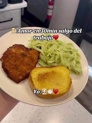 👩🏻‍🍳♥️ #spaghettiverde #pechugasempanizadas #recetasfaciles #DinnerIdeas #cenaparamiesposo #fyp #viralvideo 