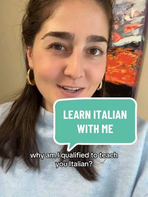 Three reasons to learn Italian with me 🇮🇹 #italian #learnitalian #speakitalian 