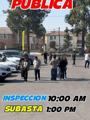 DOMINGO DE SUBASTA  INSPECCIÓN 10:AM  SUBASTA 1:00PM  10993 CENTRAL AVE ONTARIO CA  ENTRADA GRATUITA  10993 CENTRAL AVE ONTARIO CA                       📲 (909)930-1887                                                           💻 WWW.SOCALPAA.COM PUERTAS ABREN 10 AM HORARIOS SUBASTA  SÁBADOS 12 PM  DOMINGOS 1PM ✅ CARROS CUENTAN CON SMOG  ✅PUEDES UTILIZAR SCANER  ✅ ENTRADA GRATIS ✅EFECTIVO ,TARJETAS DE CRÉDITO Y DÉBITO                                                       ✅ 🔥FINANCIAMOS🔥                                                                SOLO TRAE  PRUEBA DE INGRESO (del banco o últimos talones de cheque ) UNA IDENTIFICACIÓN Y LISTO                                                       ✅ TEST DRIVE 🚗 DE LUNES A VIERNES  select #luxury #tumejoropcion #fiat500 #rojo #selectluxuryimports #encuentra #elmejorcarro #carros #diferentesmarca #vehiculos #financiamiento #disponible #fyp #go #viral #fyp #lunesaviernes #disponible #go #viral #carros #bmw #10993centralavebellca #bmw #chevy #nissan #tacoma #mercedes #cla #c300 #govi #socalautoauctions #subastaontarioca #preciosbajo #ahorradinero #subasta #ontario #subasta #socalautoauctionontario #vendido      #socalautoauctions #subastaontarioca #preciosbajo #ahorradinero #subasta #ontario #subasta #socalautoauctionontario #vendido #sold #fyp #parati #gracias #fyp #parati #badbunny #lincoln #2016 #pocasmillas  #sold #vendido #ven #visitanos #visitanos_te_esperamos #inlandempire #losangeles #ofertarelampago⚡️⚡️⚡️⚡️ #chevyss #viral #financiamient #go #go #mañana #carros #automobile #transporte #fyp #go #viral #carros #tiktok #whastapp #carros #oferta #fyp #go #toyota #chevy #nissan #bmw #honda #bmw #mercedes #vehiculos #carros #ford #camaro #escape #x5 #q5 #bmw328i #nossansentra #jeep #chevyss #socalautoauctions #chino #ontario #montclair #pomona #upland #claremont #ranchocucamonga #riverside #corona #colton #morenovalley #sanjacinto #perris #eastvale #rialto #sanbernardino #fontana #laverne #LA #IE #SGV #SFV #orangecounty  #SoCal #publicautoauction #select #luxury #tumejoropcion #fiat500 #rojo #selectluxuryimports #encuentra #elmejorcarro #carros #diferentesmarca #vehiculos #financiamiento #disponible #fyp #go #viral #fyp #lunesaviernes #disponible #go #viral #carros #bmw #10993centralavebellca #bmw #chevy #nissan #tacoma #mercedes #cla #c300 #govir