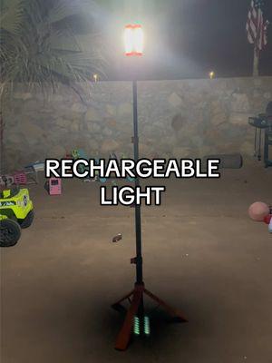 The Coolest light!! With tripod  #ogery #rechargeablelight #light #Outdoors #TikTokShop #tiktokshopfinds #camping #ttsdelightnow #ttslevelup #ogerylight 