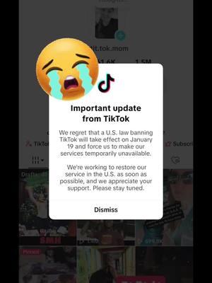 Heartbreaking #byetiktok #heartbroken #trumpsaveus #no 