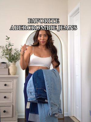 Favorite Abercrombie jeans ✨ All in my LTK #abercrombiejeans #abercrombiestyle #abercrombie #ltkstyletip #jeansoutfit 