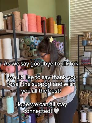 I hope this isn’t really the end, but if so, it’s been fun TT family! • You can still find me on YT, IG, and FB if you want to stay connected ❤️ • #macrame #macrameartist #smallbusinessowner #macramemaker #macramelove #iwillmissyou #handmadecraft #macrametutorial #angscraftsncreations 